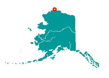Location of Utqiagvik in Alaska map